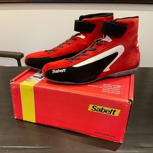 NWB Sabelt Street Mid Red Suede Pro Racing shoe 13